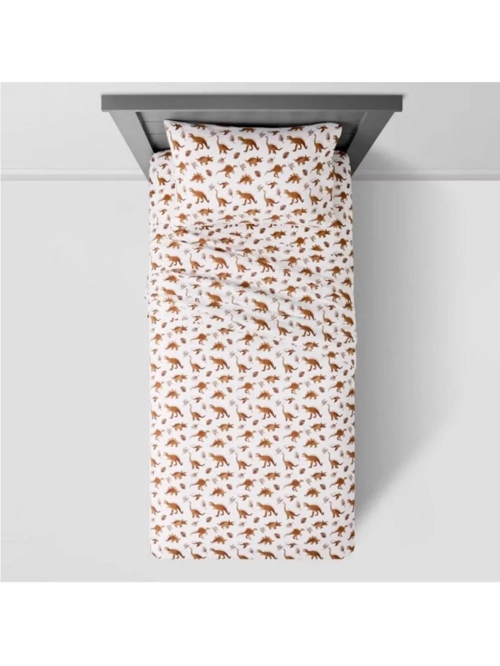 Pillowfort Watercolor Dinosaur Queen Cotton Sheet Set Discontinued NWT